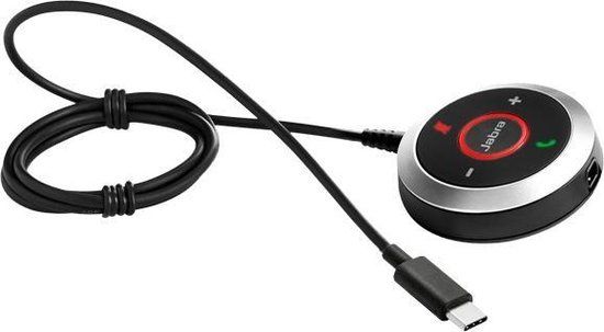 Jabra Evolve 40 Link afstandsbediening Bedraad Audio Drukknopen Zwart