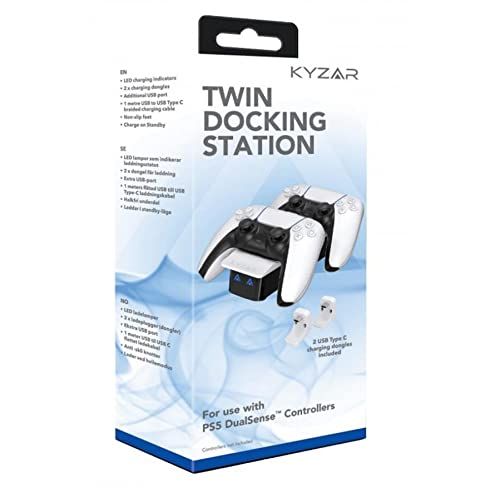Pan Vision Kyzar Twin Docking Station voor PS5