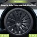 MOTENIO TESLA 4-delige Blade Wieldoppen Set voor Model Y 2020-2024 - 19 Inch Volledige Dekking