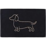 Cawö Cawö We love Dogs 6248 Badmat 50x80 zwart/beige