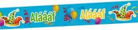 Folat Carnaval versiering blauw afzetlint met Alaaf print - 15 meter