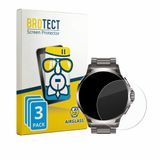 BROTECT Screenprotector 3 Stuks voor Fosmet Smartwatch 1.92" Beschermglas transparant