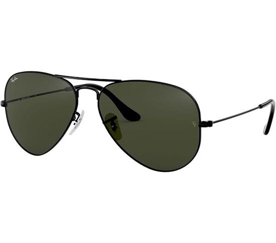 Ray-Ban Aviator Classic zonnebril Piloot Grijs/Groen Metaal Unisex