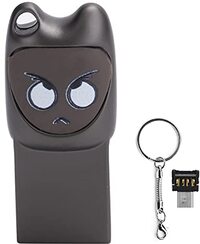 KIKYO USB, USB 2.0 Flash Drive Mini U Disc met schattig Cartoon Patroon, Zinklegering U Disc Dual-purpose U Disk Fit voor Mobiele Telefoon Computer (16GB Grijs)
