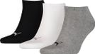 Puma Chaussettes Unisexe - 3 Paires - Taille 47-49 - Gris/Blanc/Noir