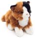 Uni-Toys - Kat driekleurig, liggend - 20 cm