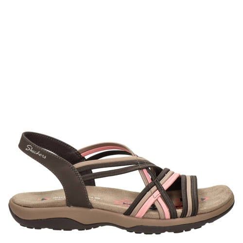 Skechers sandalen bruin/roze