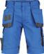 DASSY Holsterzakkenshort AZUURBLAUW/ANTRACIETGRIJS - Korte Werkbroek - Polyester - Maat 66