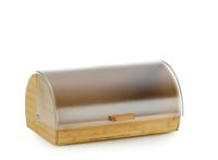Kela 11841 Broodtrommel - rechthoek - hout - bamboo - 39x25x19cm