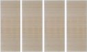 vidaXL - Vloerkleed - Rechthoekig - 120x180 cm - Bamboe - Natuurlijk - Beige