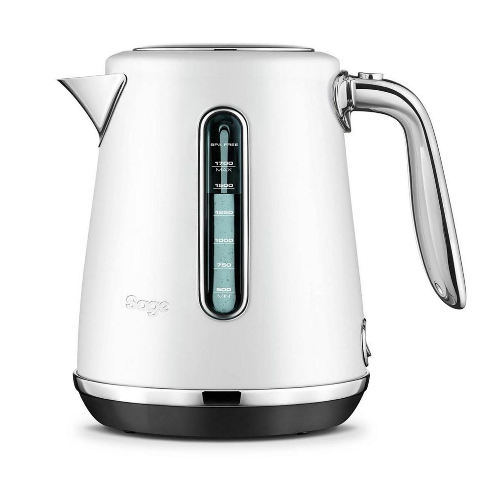 Sage the Soft Top Luxe Waterkoker - 1.7L - Zilver/Wit