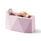 Miquelrius - Plakbandhouder, Tapedispenser voor kantoor en knutselwerk, Stabiele standaard en compact design, Geschikt voor washi tape en als schoolmateriaal, Roze tapehouder