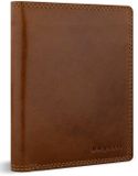 bugatti Savona Upright Wallet With Flap 8CC Cognac Lichtbruin