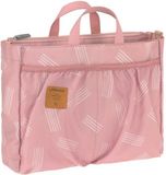 Lässig Verschoonmatje Changing Organizer - Soft Stripes Rose