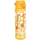 Ion8 Waterfles, 600 ml/20 oz, Lekvrij, Makkelijk te Openen, Veilige Vergrendeling, Vaatwasserbestendig, Hygiënische Flipcover, Draaggreep, Duurzaam, Ontwerp Giraffen
