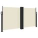 VidaXL Terras Parasol Crème 120x1200 cm