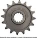RENTHAL pignon standard en acier pour - 520