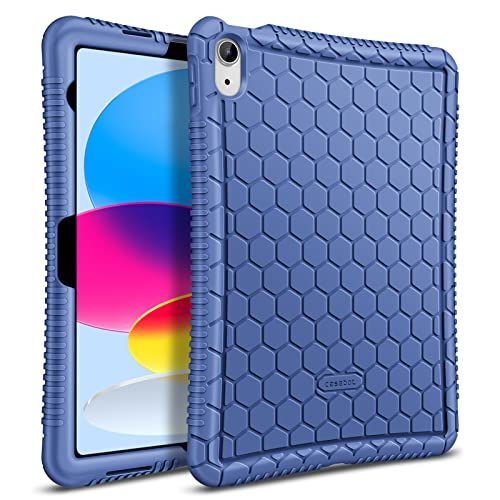 Fintie Siliconen hoes voor iPad 10 Generation 2022 (10,9 inch) / - / - / blauw