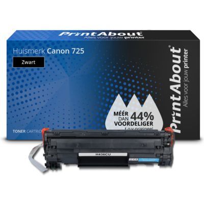 PrintAbout Huismerk Canon 725 Toner Zwart