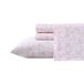 Laura Ashley Home Queen lakenset, zachte satijnen katoenen beddengoedset - slank, glad en ademend, Bella Pink