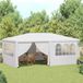 Prolenta Maison Exclusive Professionele Partytent met Zijwanden, 4x6 meter, Wit, 90 g/m²