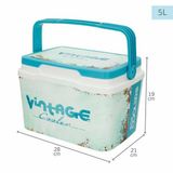 AKTIVE Koelbox Aktive Vintage 5 L Multicolour
