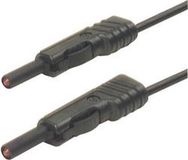 SKS Hirschmann MLB 50/1 V sw Meetsnoer Banaanstekker 4 mm Banaanstekker 4 mm 0.50 m Zwart 1 stuk(s)