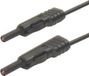SKS Hirschmann MLB 50/1 V sw Meetsnoer Banaanstekker 4 mm Banaanstekker 4 mm 0.50 m Zwart 1 stuk(s)