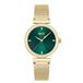 BOSS HB1502855 ROSEHILL 32mm Dames Polshorloge Goudkleurig Groene Wijzerplaat Staal