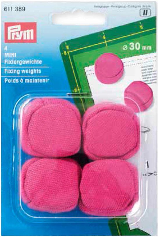 Prym Fixeergewichten MINI 30 mm fuchsia