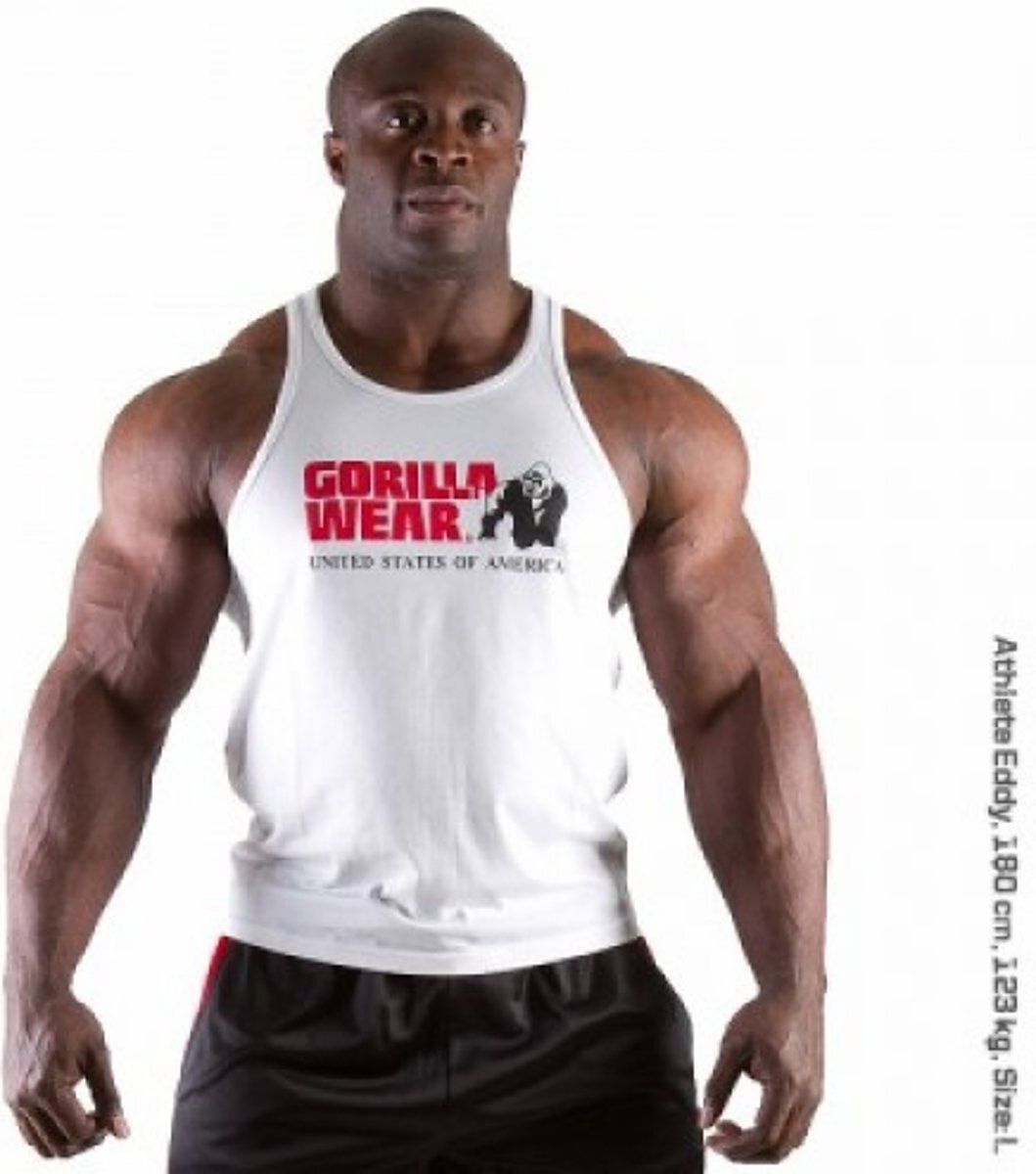 Gorilla Wear Classic Tank Top White - XXL