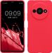 kwmobile hoesje geschikt voor Xiaomi Redmi A3 - Hoesje voor smartphone - Precisie camera uitsnede - In neon roze