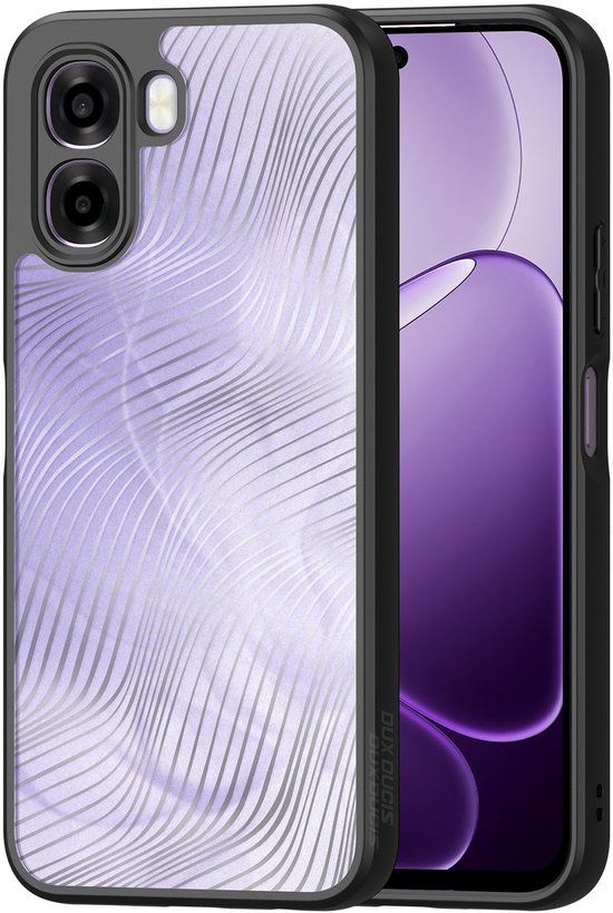Dux Ducis Aimo Series Hoesje voor OPPO A6x 4G / 5G - Transparant TPU Back Cover - Zwart