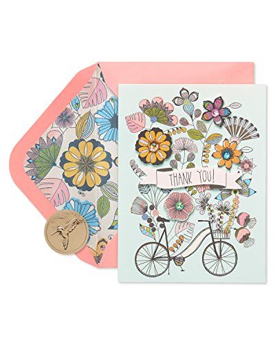 Papyrus 8-Count Bloemen en fietsen