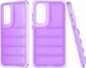 Techsuit Hoesje geschikt voor Samsung Galaxy S23 FE - Wave Shield Shockproof Hard Case Back Cover - Paars