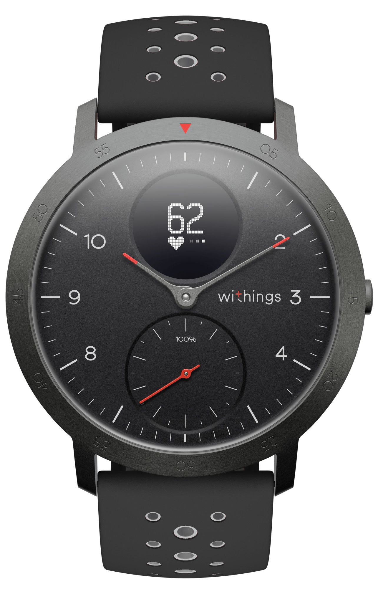 Withings Steel HR Sport Smartwatch - Black - GPS