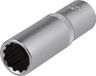 SW-Stahl 05632-17SB Diepe wisselplaat, 17 mm, 1/2 inch 12-kant