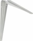 AMIG Plankdrager/planksteun van metaal - gelakt zilver - H300 x B250 mm