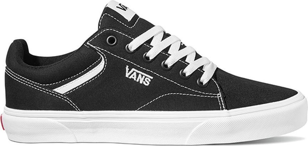 Vans Seldan Heren Sneakers - (Canvas) Black/White - Maat 44