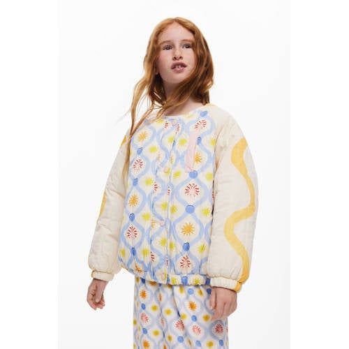 Desigual gewatteerde jas ecru