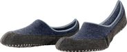 FALKE Cosyshoe Noppen op de zool wol huissokken heren blauw - maat 41-42