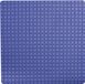 MSV Antislip Badmat – Douchemat voor Badkuip en Douche – Veilige Badkuip Mat met Antislip Onderzijde – Rubber – Blauw – Vierkant – 54 x 54 cm