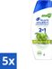 Head & Shoulders 5 x 2-in-1 Apple Fresh Anti-Roos Shampoo 300 ml