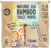 The Good Roll Toiletpapier Zak met 3 Gewikkelde Bamboerollen & 1 Naakte Rol 2-laags - 16 stuks