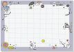 Sigel Bureauonderlegger Happy Grid A3 30 vel 80gr