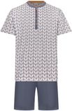Pastunette - Shortama - Gray Melee - Katoen - Grijs - Maat XXL