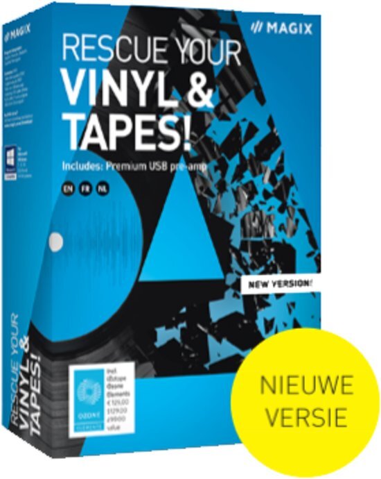 MAGIX Rescue Your Vinyl & Tapes 2018 Opvolger Red uw LP s