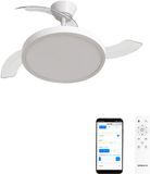 Create - Plafondventilator WIND CLEAR STUDIO Ø108cm Wit