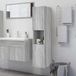 Maison Exclusive - Meuble de salle de bain gris Sonoma 30x30x130 cm Matériau dérivé du bois