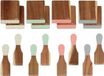 LIVOO Raclette-accessoireset MEN427, acaciahout, 8 spatels, 8 plankjes, met opbergtas